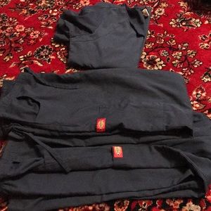 2 pants 1 top scrub set
